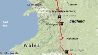 Offas Dyke Map