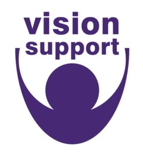 Vision Support logo.