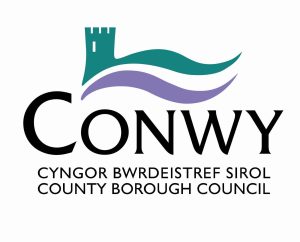 Conwy County Borough Council logo.