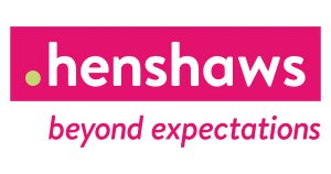 Henshaws logo.